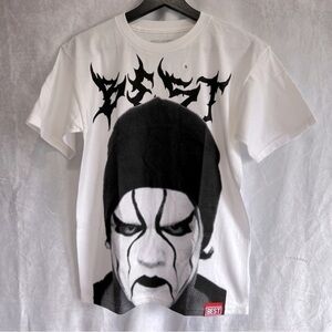 BREEZY Excursion BEST Crew Neck Short Sleeve White Graphic Print Tee Shirt S NWT